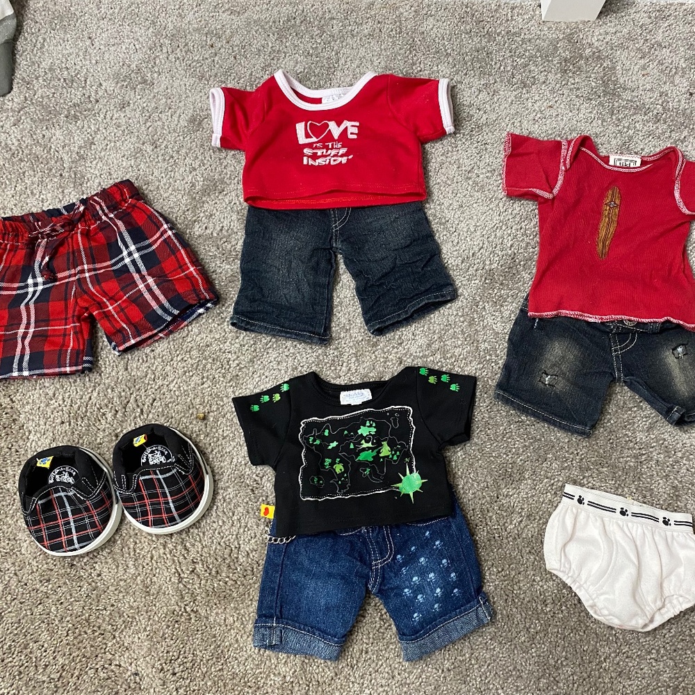 Build A Bear Clothes Bundle